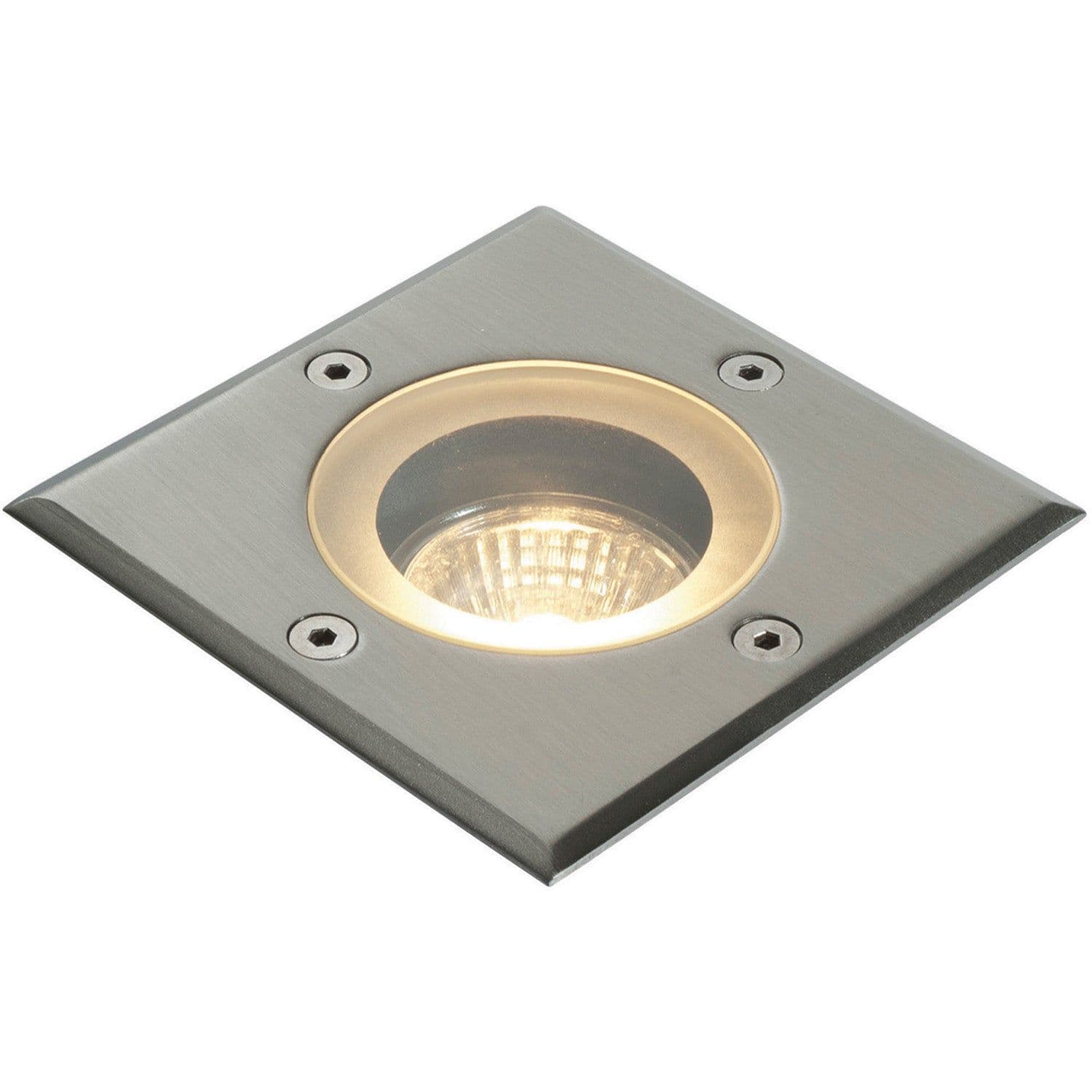 Marine Grade IP65 Square Ground Light 50W GU10 Reflector Stainless Steel