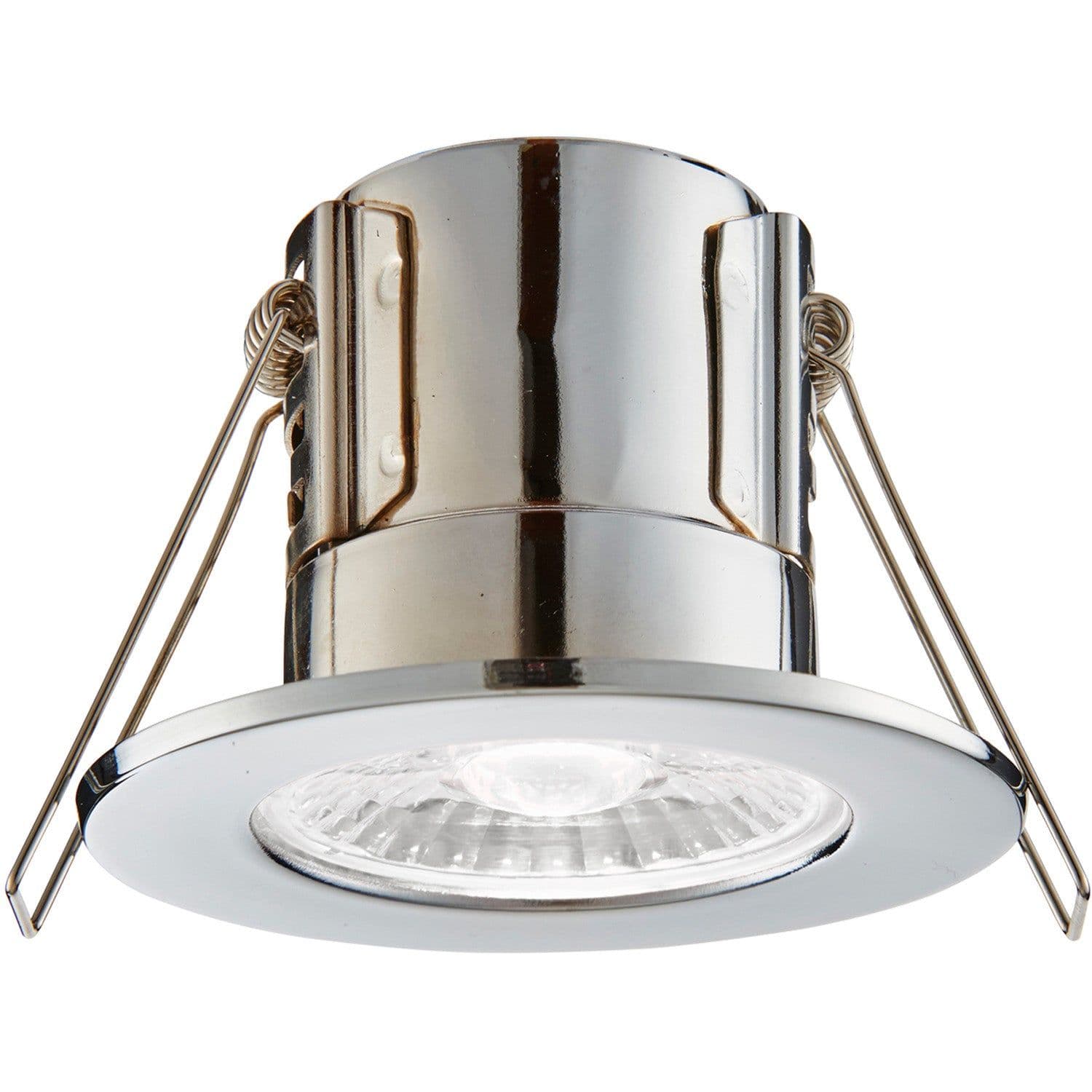 Tool less Recessed Bathroom IP65 Downlight 4W Cool LED Chrome Plate