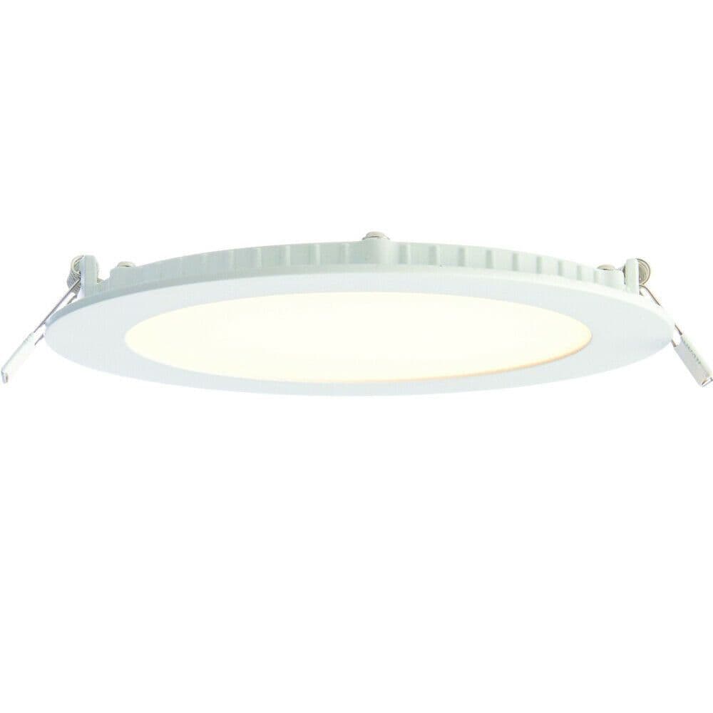 Ultra Slim Round Flush Ceiling Light 24W Warm LED 3000k Corridor Lamp