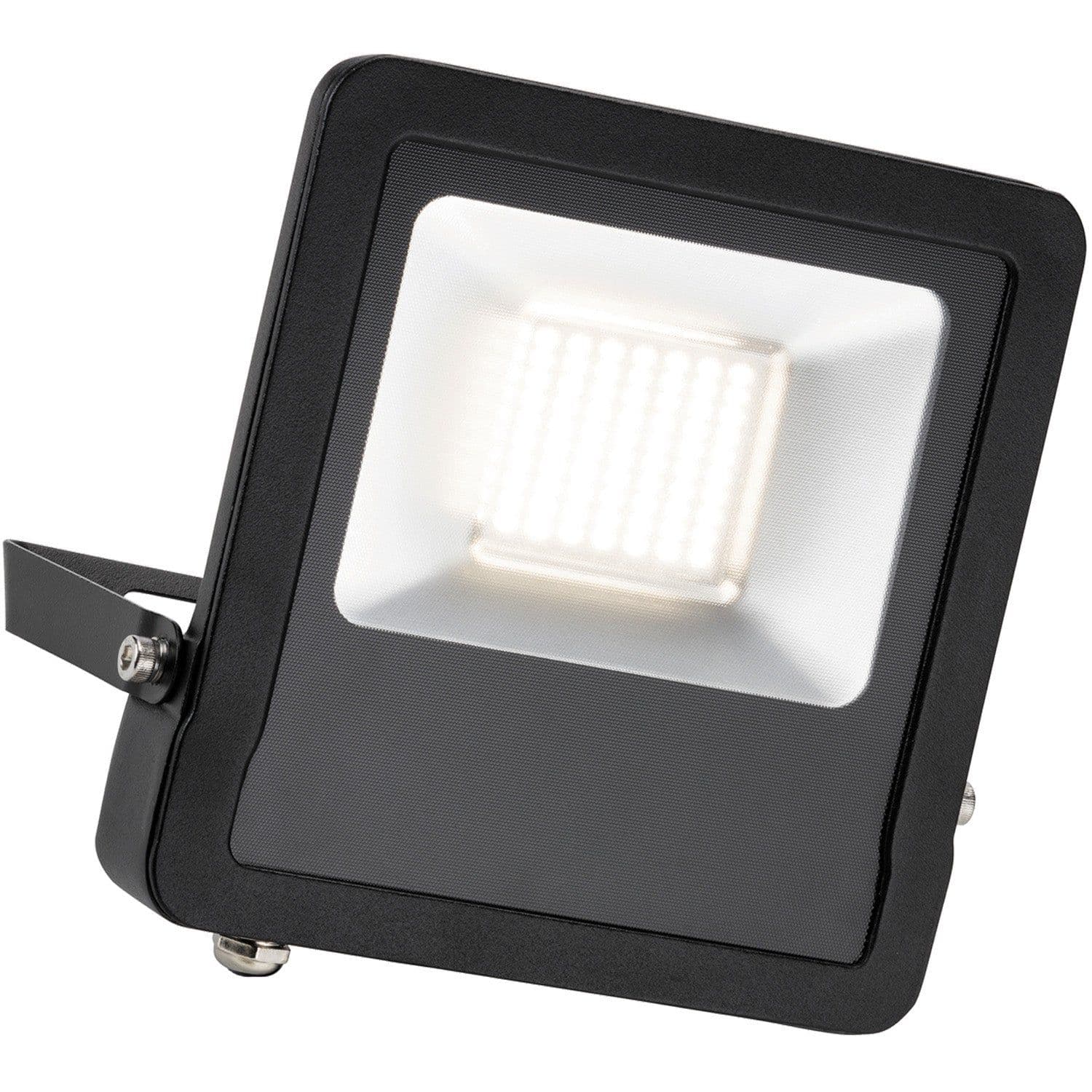 Outdoor IP65 LED Floodlight 50W Cool LED 4000 Lumens Angled Bracket