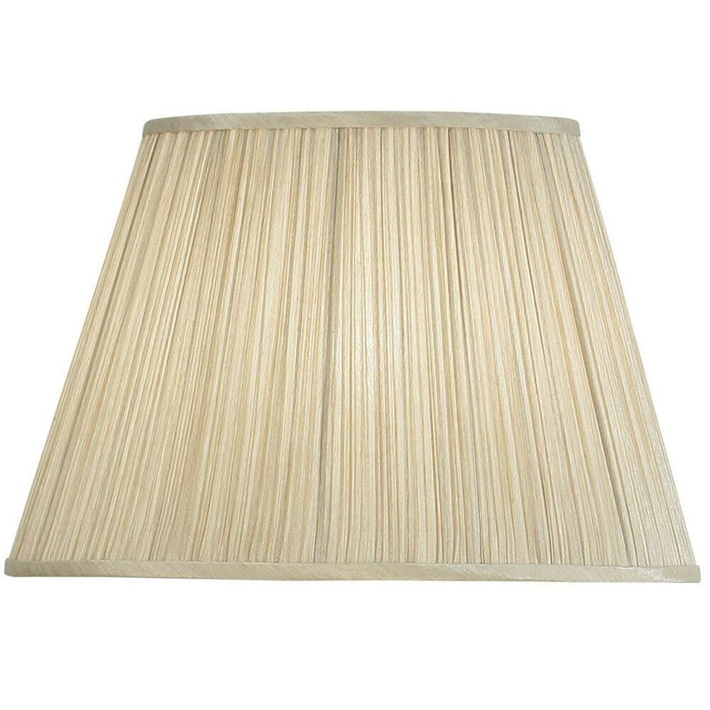 16.5" Luxury Round Tapered Lamp Shade Pleated Organza Modern Elegant Drum