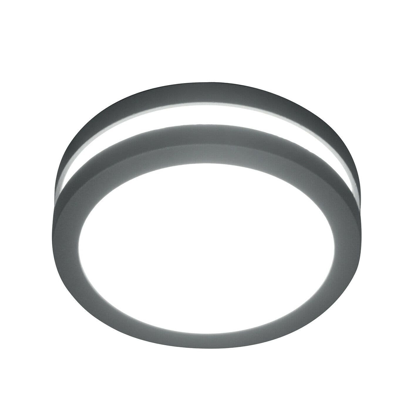 Outdoor IP54 Wall or Ceiling Light Graphite LED GX53 9W