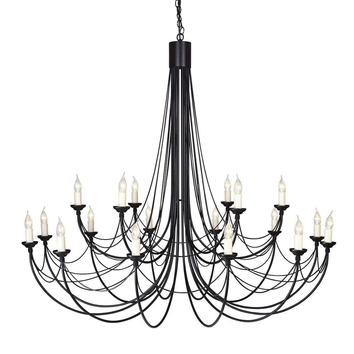 18 Bulb Chandelier Hanging Pendant LIght LED E14 60W Bulb