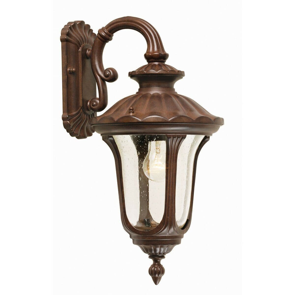 Outdoor IP44 Wall Light Rusty Patina LED E27 100W d00271