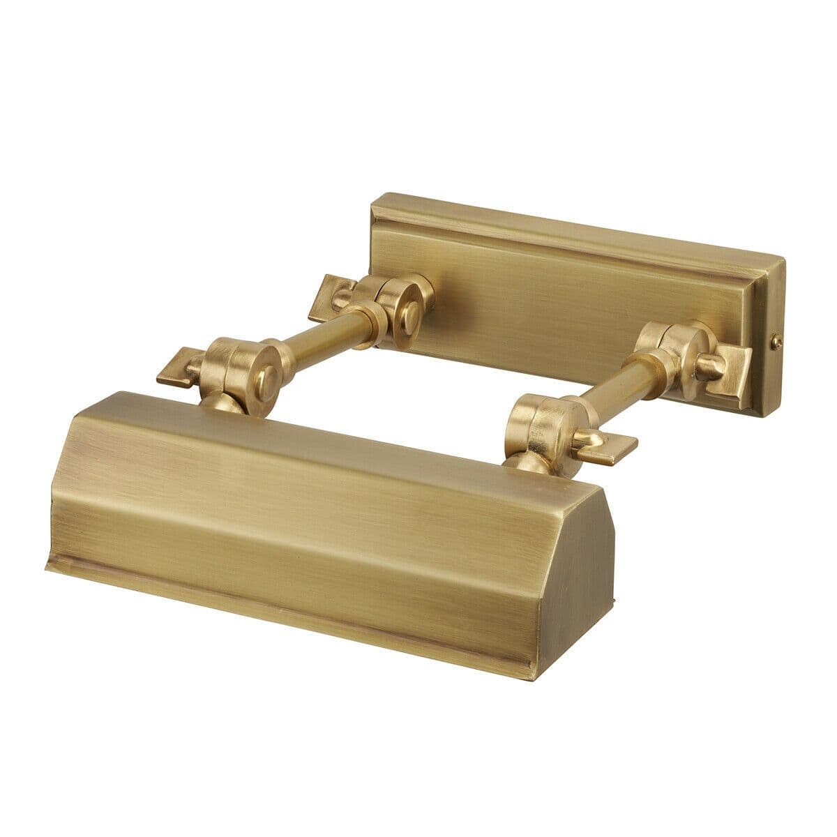 SingleAdjustable Joints Directional Picture Light Aged Brass LED E14 40W