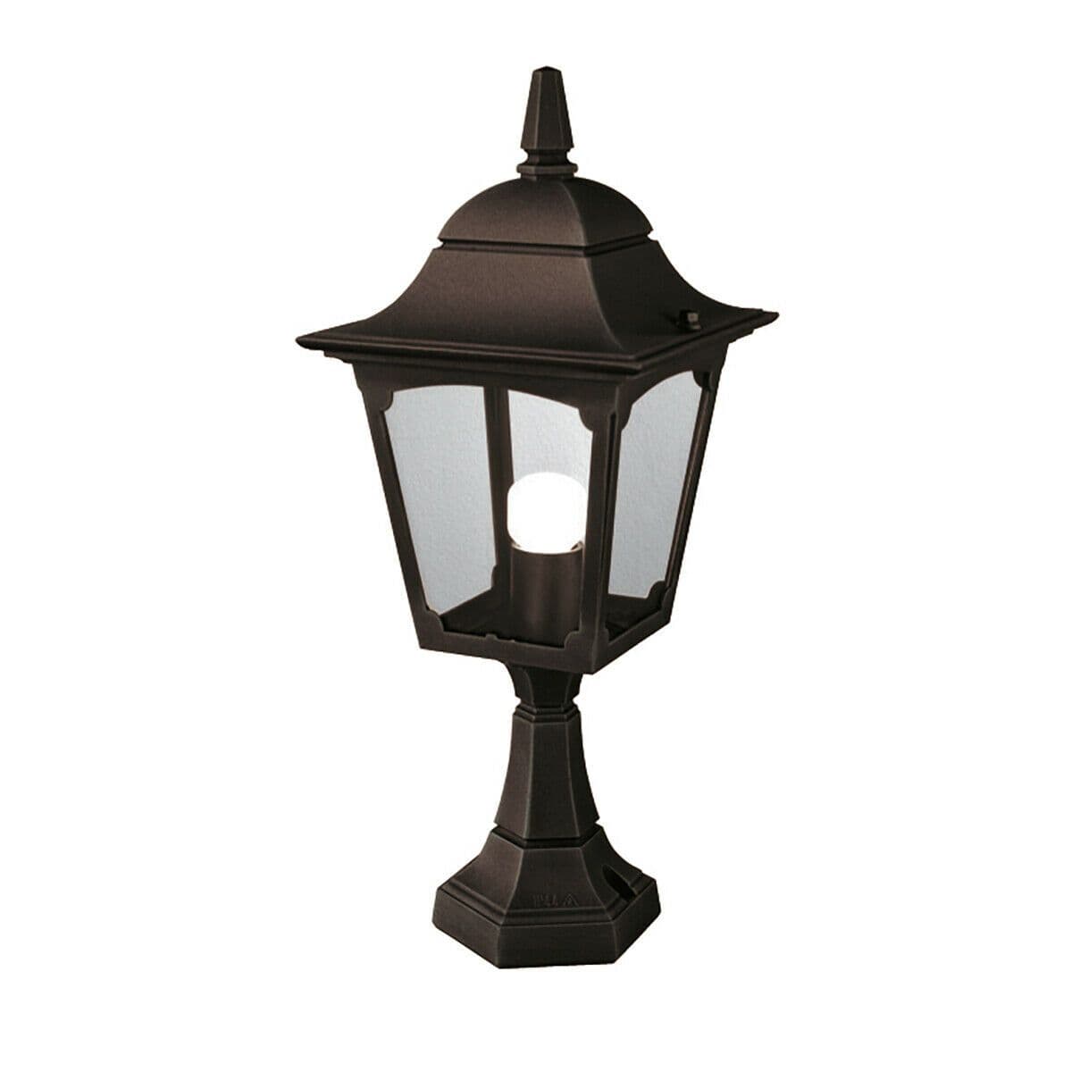 Outdoor IP44 1 Bulb Wall Ground Pedestal Lamp Light LED E27 100W d00307