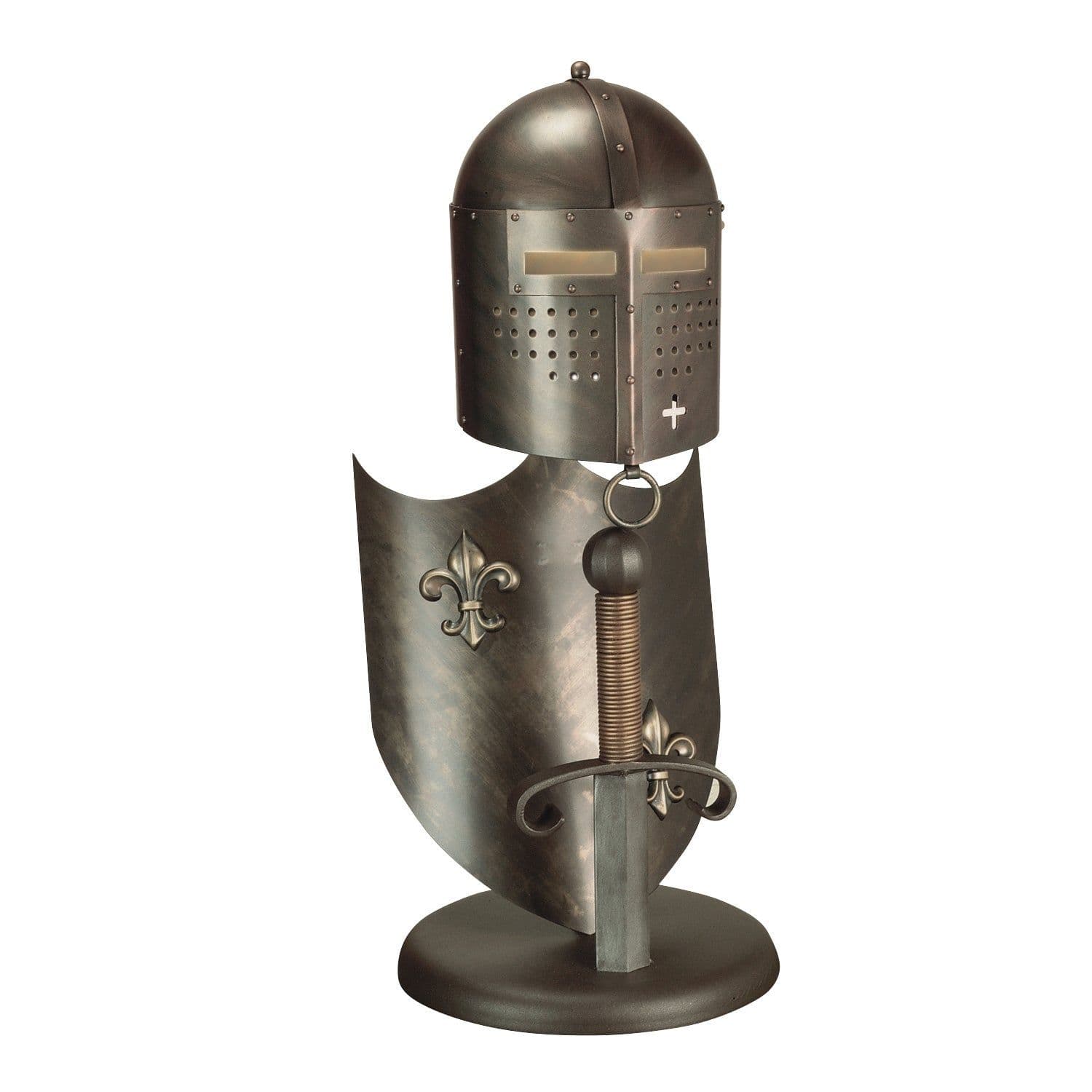 Table Lamp Medieval Knight Style Unique Burnished LED GX53 11W