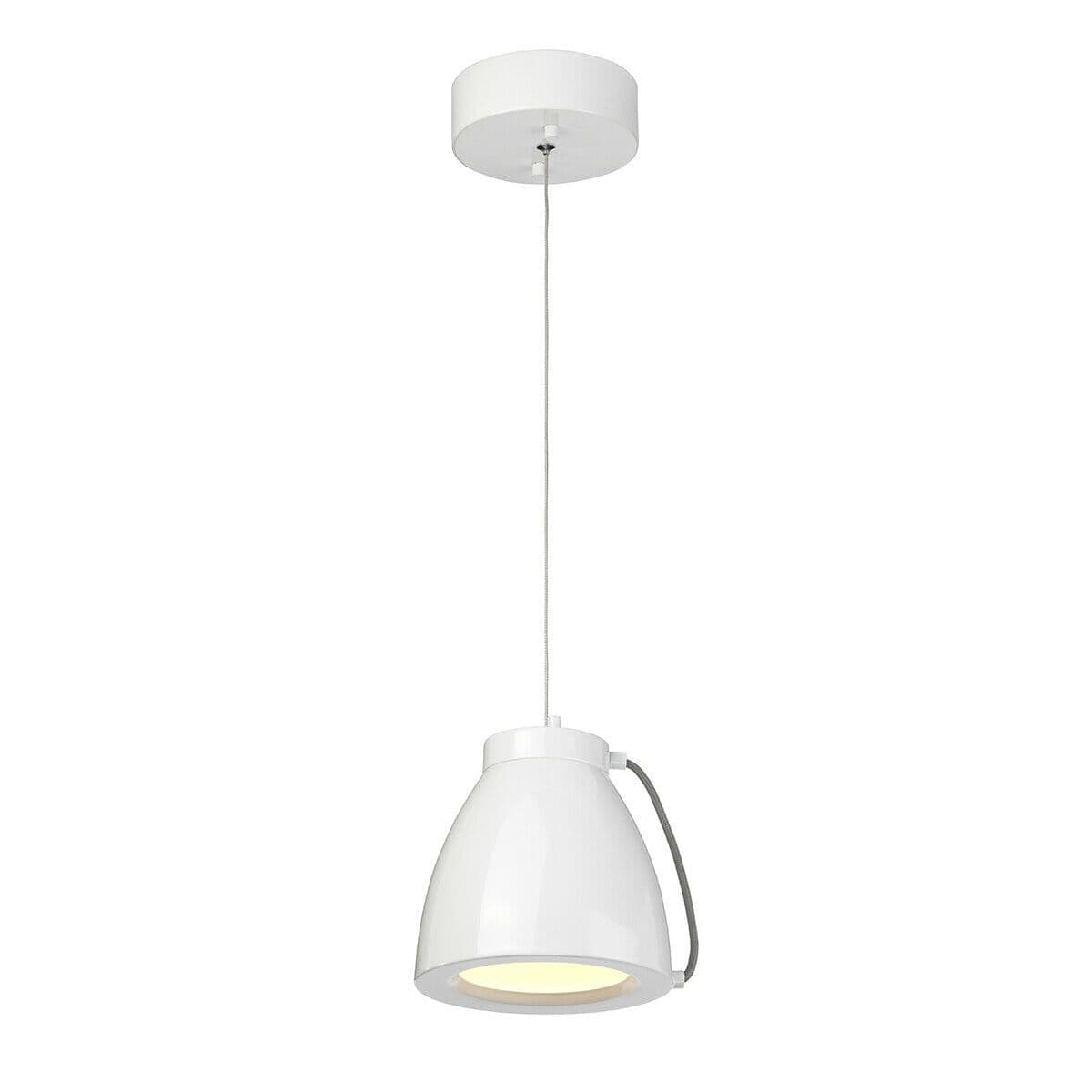 1 Bulb Ceiling Pendant Light Fitting Painted LED 18W Bulb