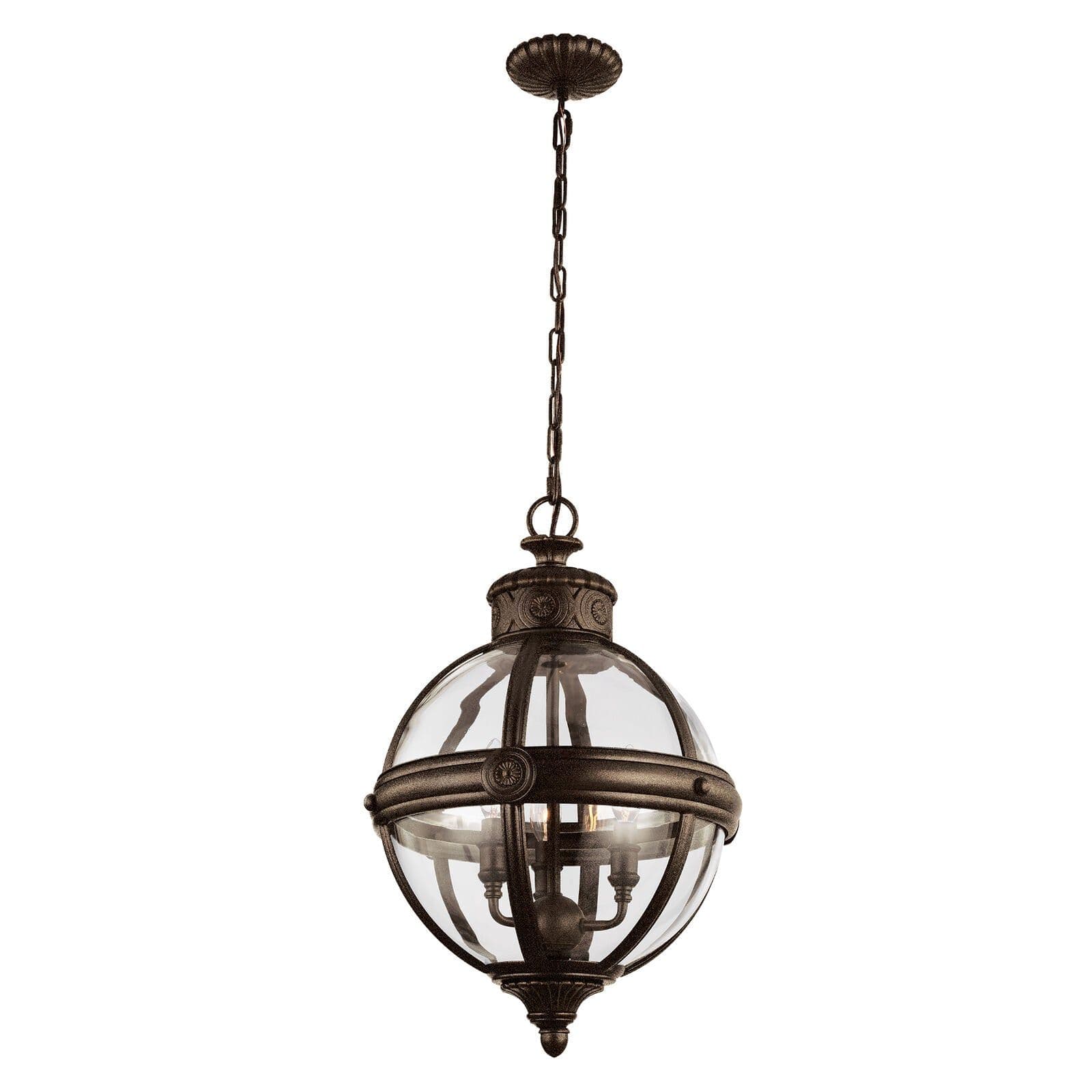 3 Bulb Chandelier Hanging Pendant LIght British LED E14 60W Bulb