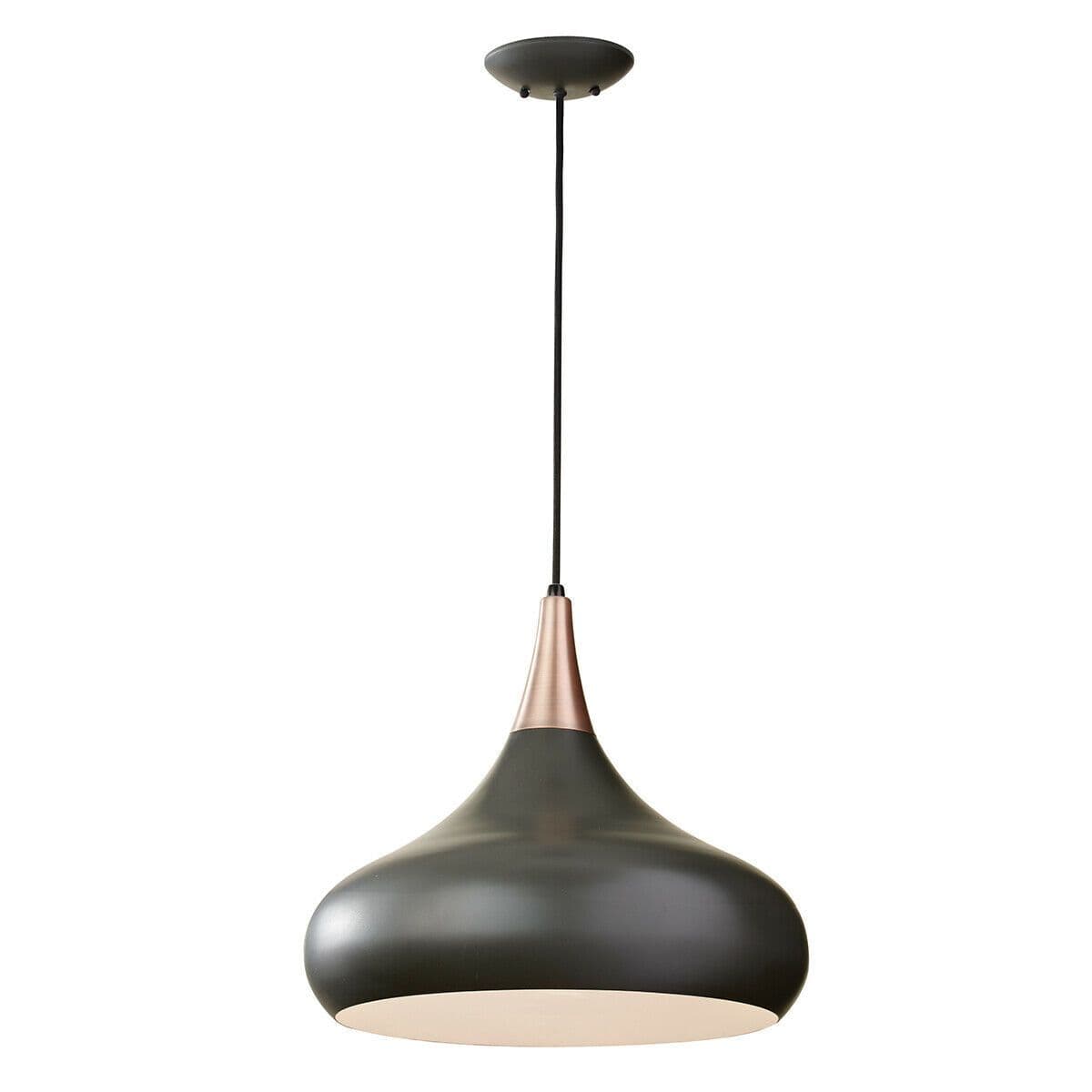 1 Bulb Ceiling Pendant Light Fitting Dark LED E27 100W Bulb