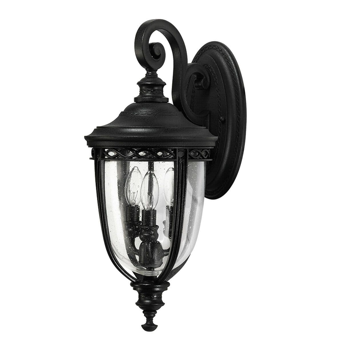 Outdoor IP44 3 Bulb Wall Light Sconce LED E14 60W Bulb External d00710