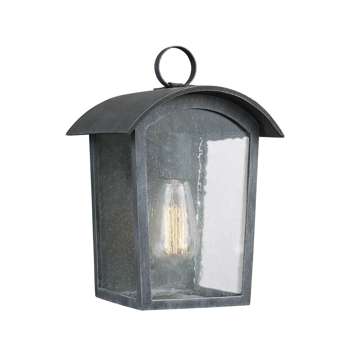 Outdoor IP44 1 Bulb Wall Light Lantern Ash LED E27 60W d00765
