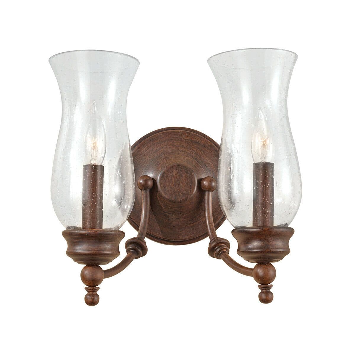Twin Wall Light Sconce Heritage LED E14 60W Bulb