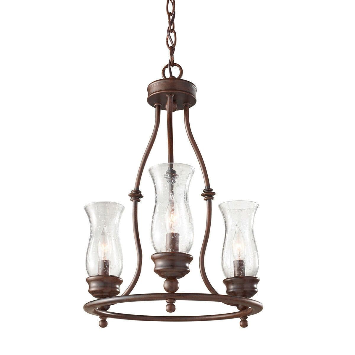 3 Bulb Chandelier Hanging Pendant LIght Heritage LED E14 60W Bulb
