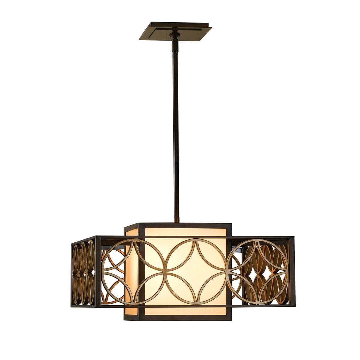 1 Chandelier LIght Heritage Bronze Parissiene LED E27 100W