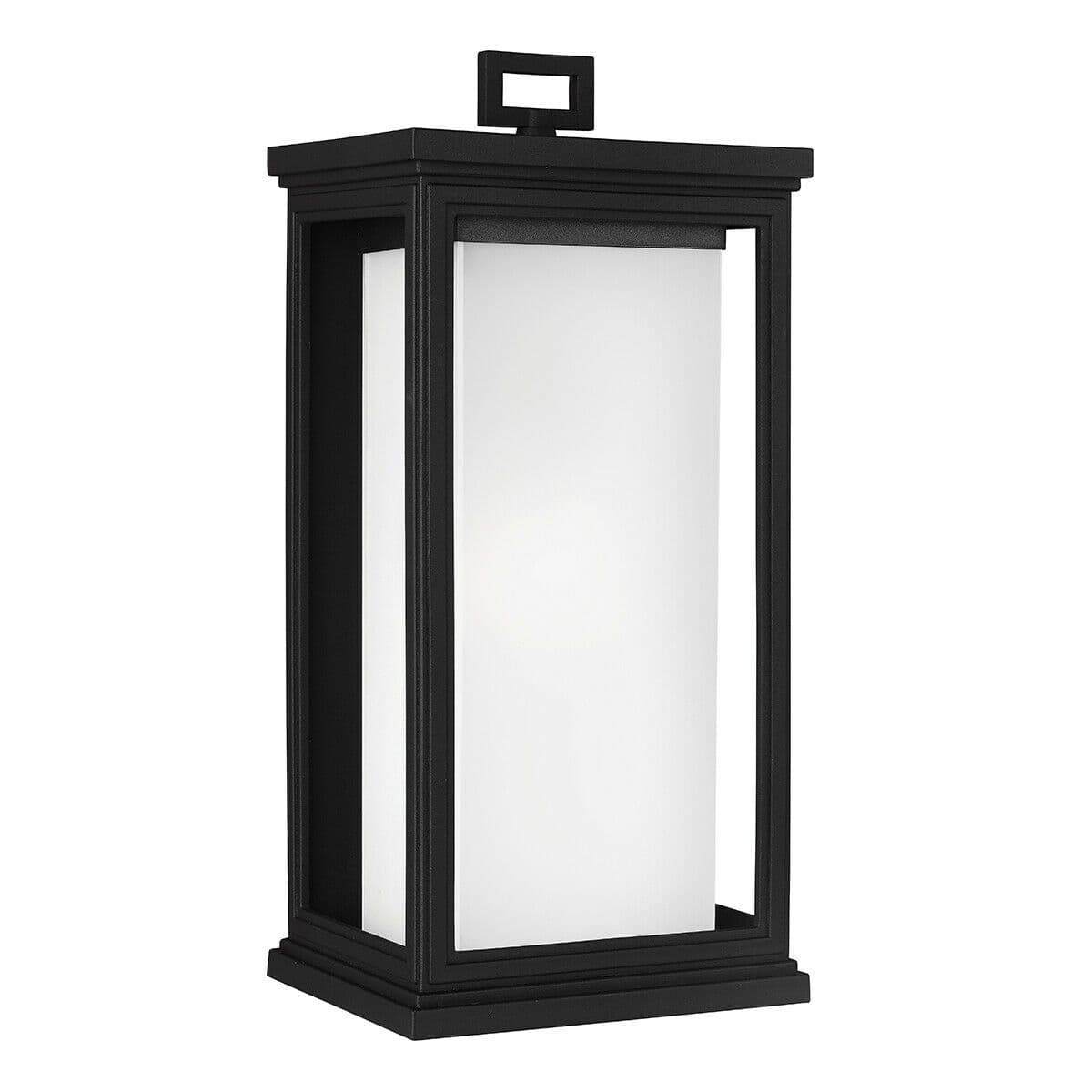 Outdoor IP44 Wall Light Textured Black LED E27 75W d00942