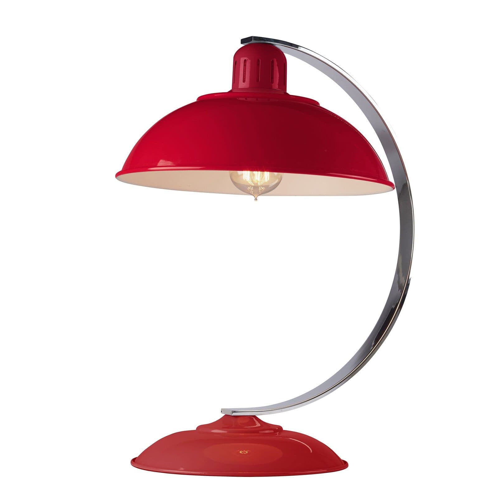 Table Lamp Curved Arm Retro Style Office Light Traffic LED E27 60W Bulb