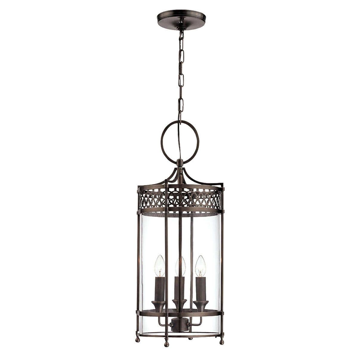 3 Bulb Ceiling Pendant Light Fitting Dark LED E14 60W Bulb