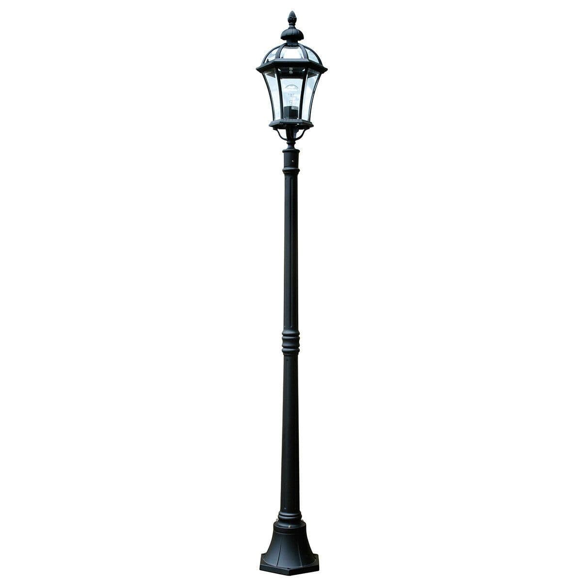 Outdoor IP44 1 Bulb Lamp Post LED E27 100W Bulb Traditional d01127