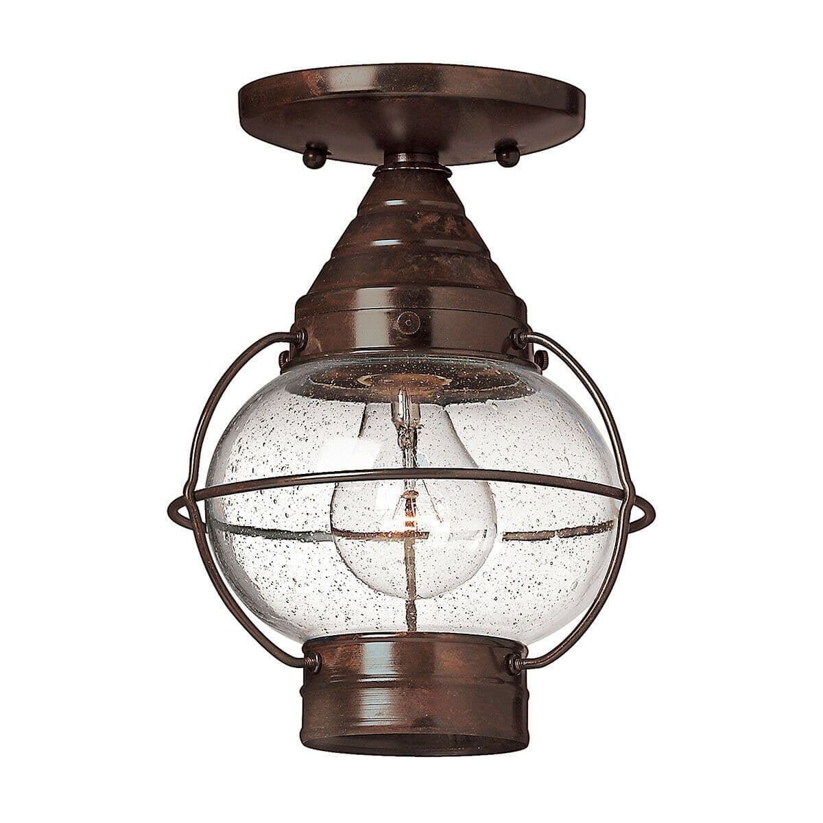 1 Bulb Flush Light Low Ceiling Sienna LED E27 60W Bulb
