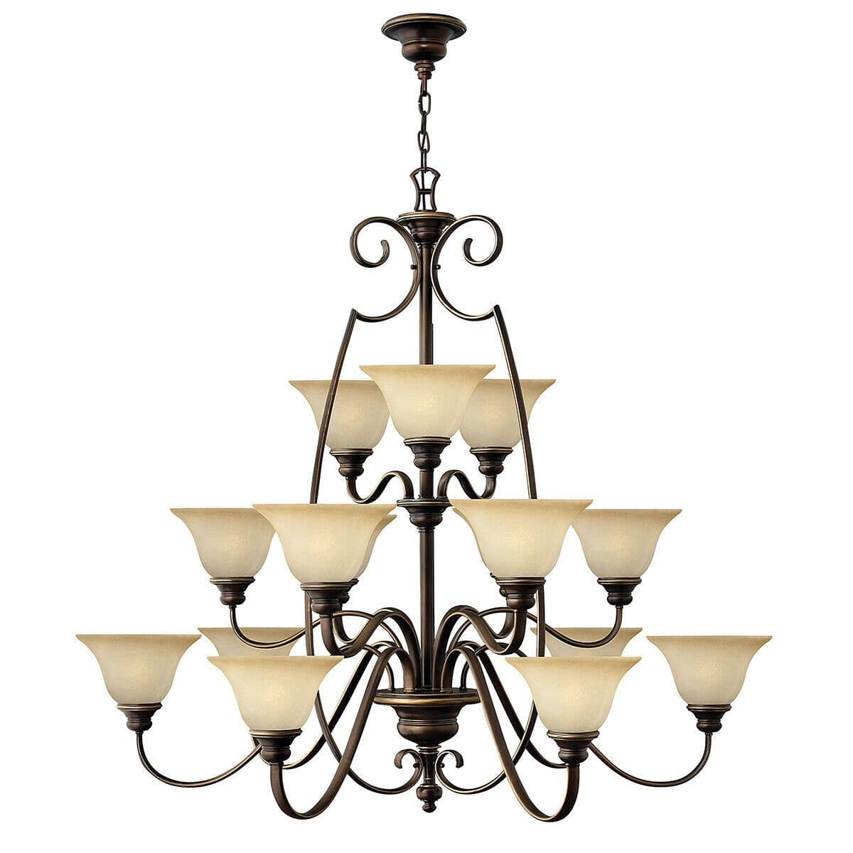 15 Bulb Chandelier Hanging Pendant LIght Antique LED E27 60W Bulb