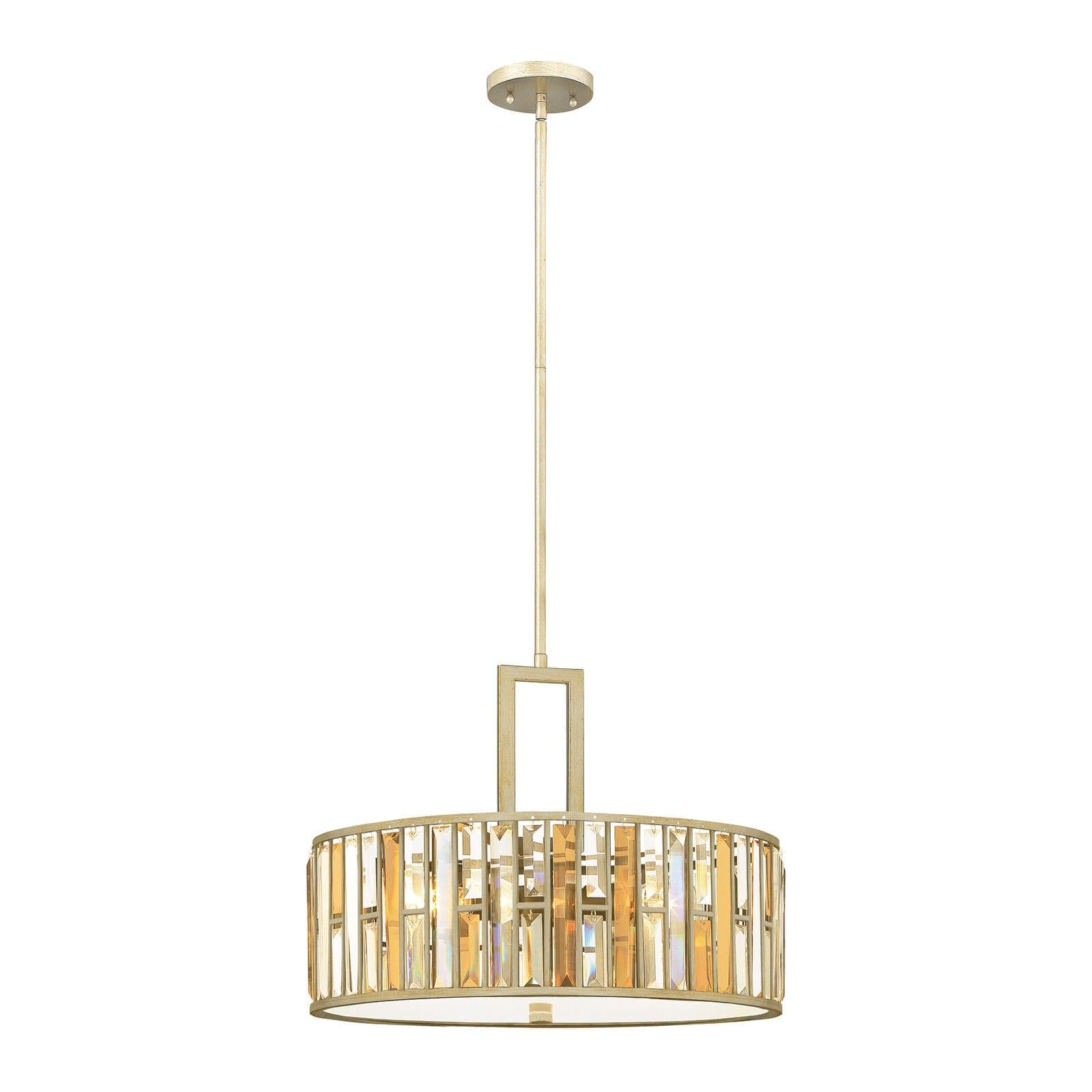 3 Bulb Ceiling Pendant Light Fitting Leaf LED E27 100W Bulb