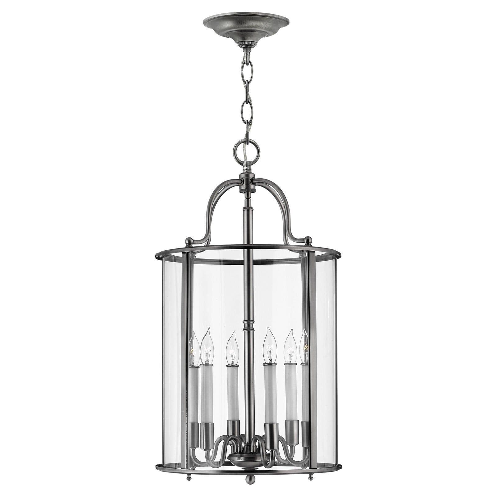 6 Bulb Ceiling Pendant Light Fitting LED E14 60W Bulb