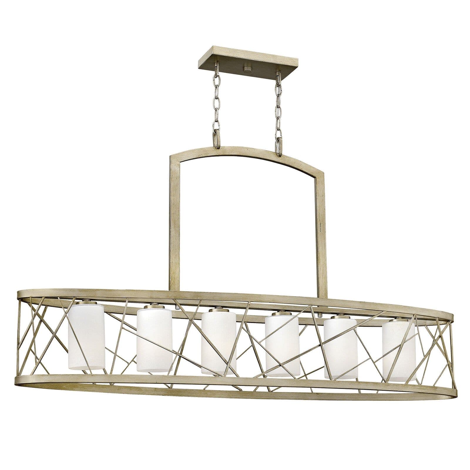 6 Bulb Chandelier Hanging Pendant LIght Leaf LED E27 75W Bulb