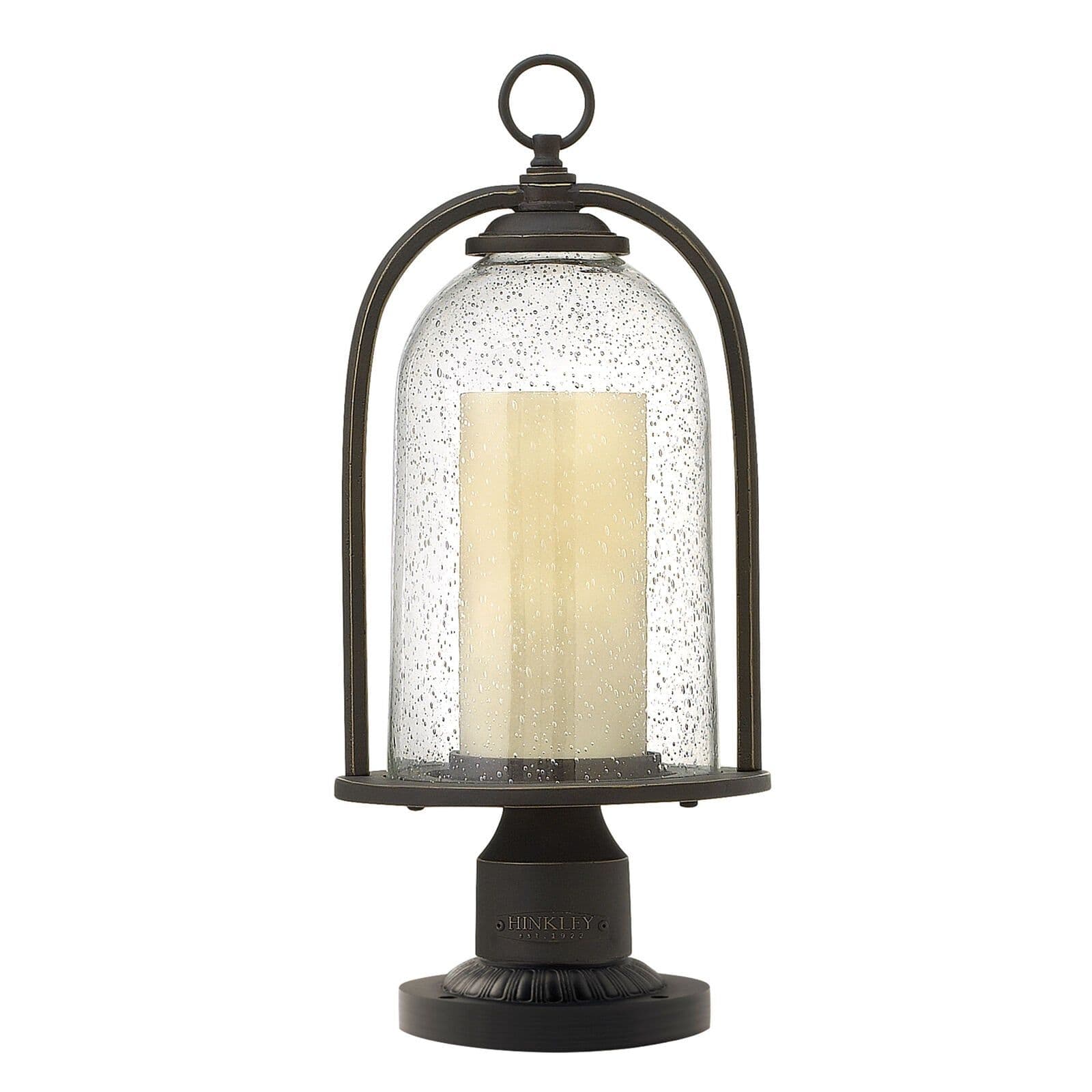 Outdoor IP44 1 Bulb Wall Ground Pedestal Lamp Oil Rubbed LED E27 100W
