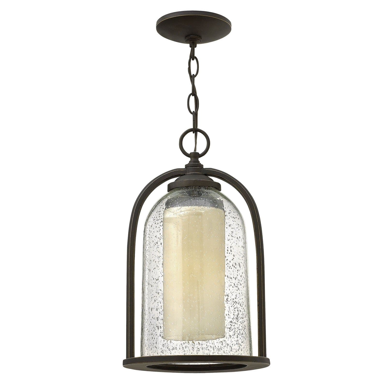IP23 1 Bulb Chain Lantern Oil Rubbed Bronze LED E27 100W