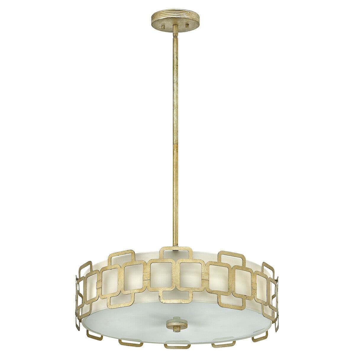 4 Bulb Ceiling Pendant Light Fitting Leaf LED E27 60W Bulb