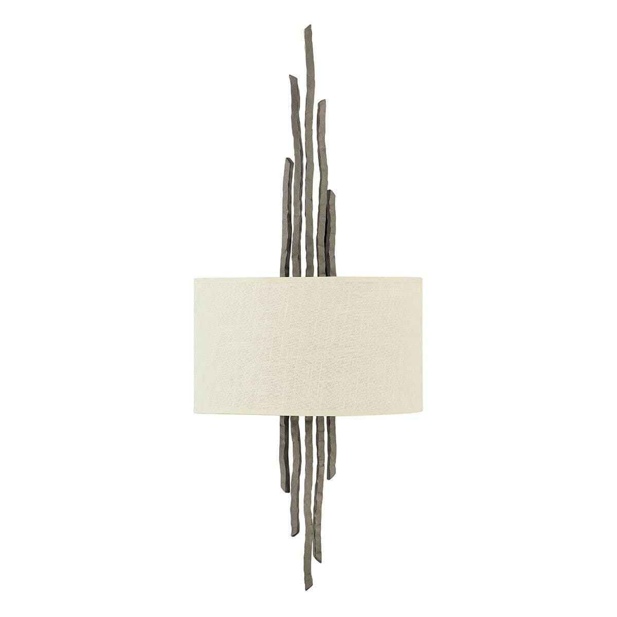Twin Wall Light Sconce Metallic Matte LED E14 60W Bulb