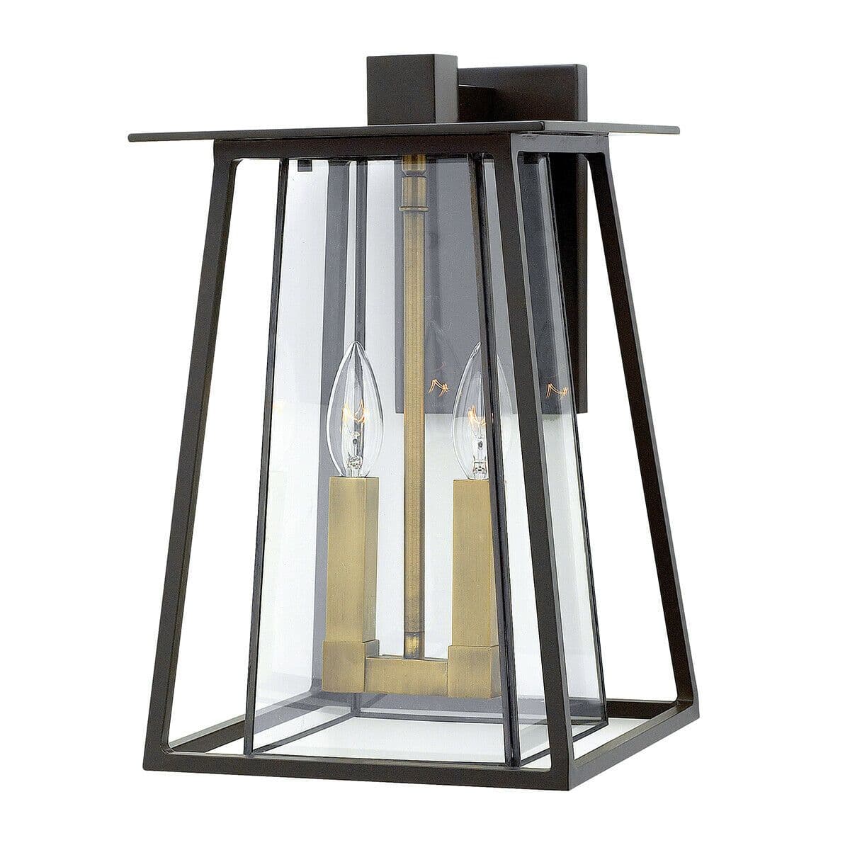 Outdoor IP44 Twin Wall Light Buckeye LED E14 60W