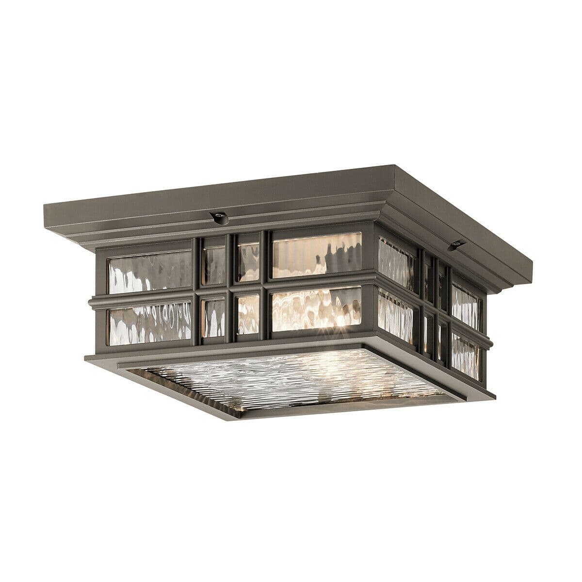 Outdoor IP44 2 Bulb Flush Light Olde LED E27 60W