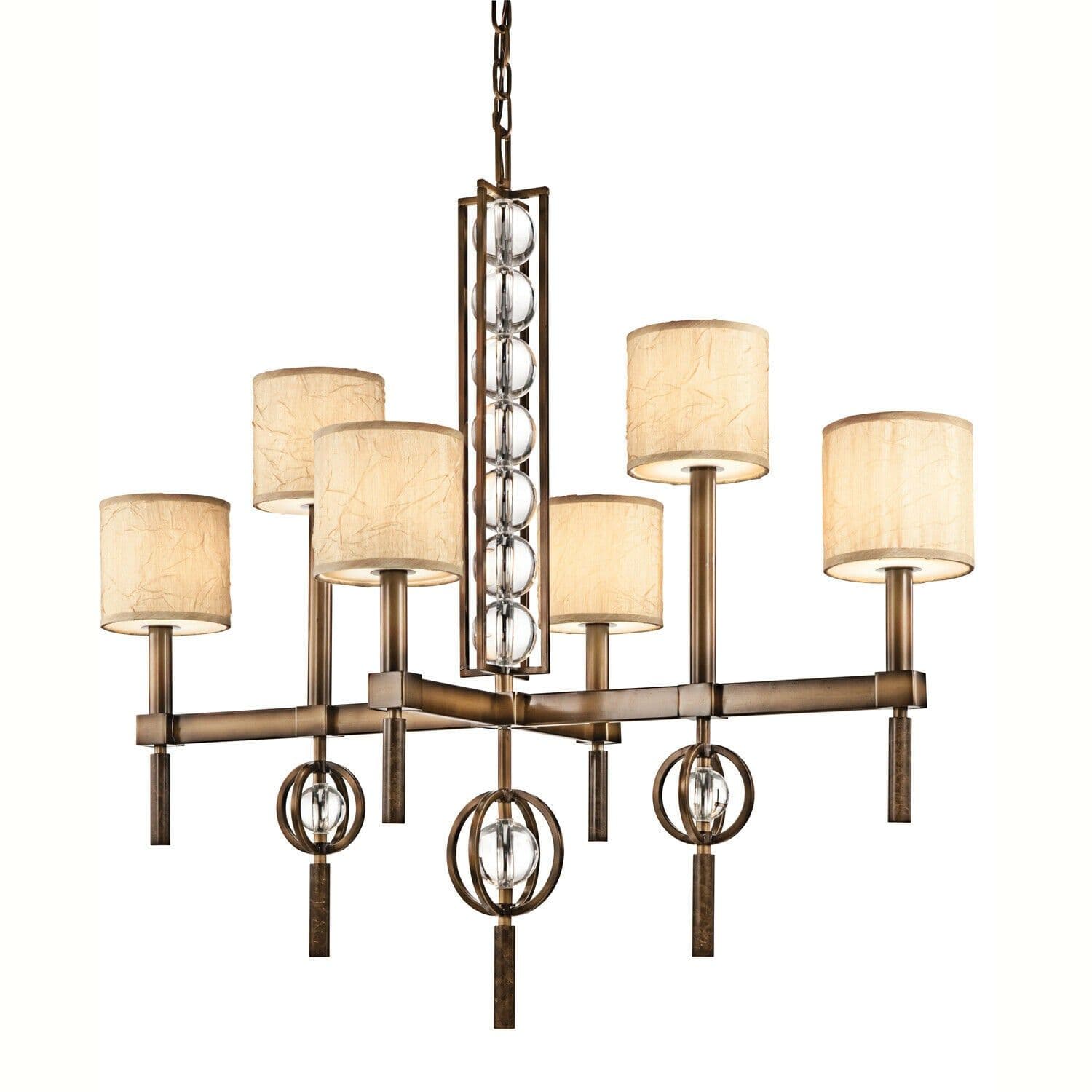 6 Bulb Chandelier Hanging Pendant LIght Cambridge LED E14 60W Bulb