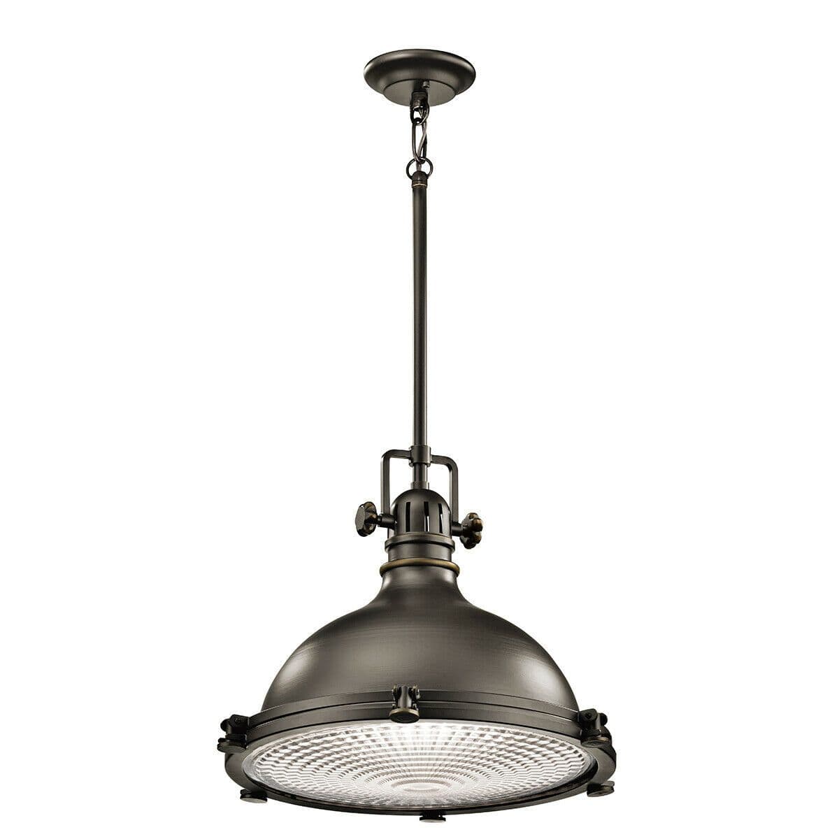 1 Bulb Ceiling Pendant Light Fitting Olde Bronze LED E27 200W Bulb
