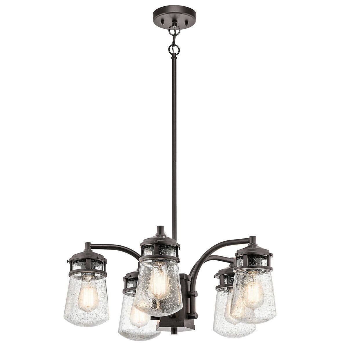 Outdoor IP44 5 Bulb Chandelier LIght Architectural LED E27 75W