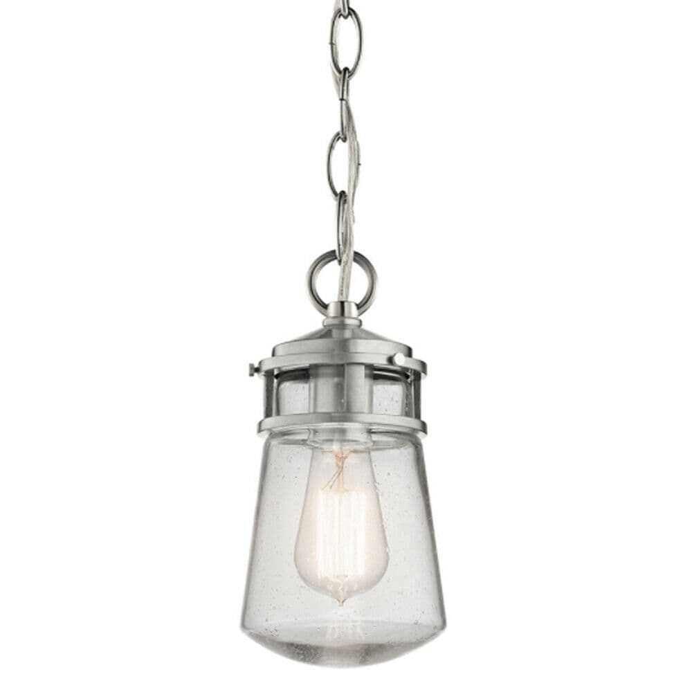 Outdoor IP44 1 Bulb Chain Lantern Brushed Aluminum LED E27 75W