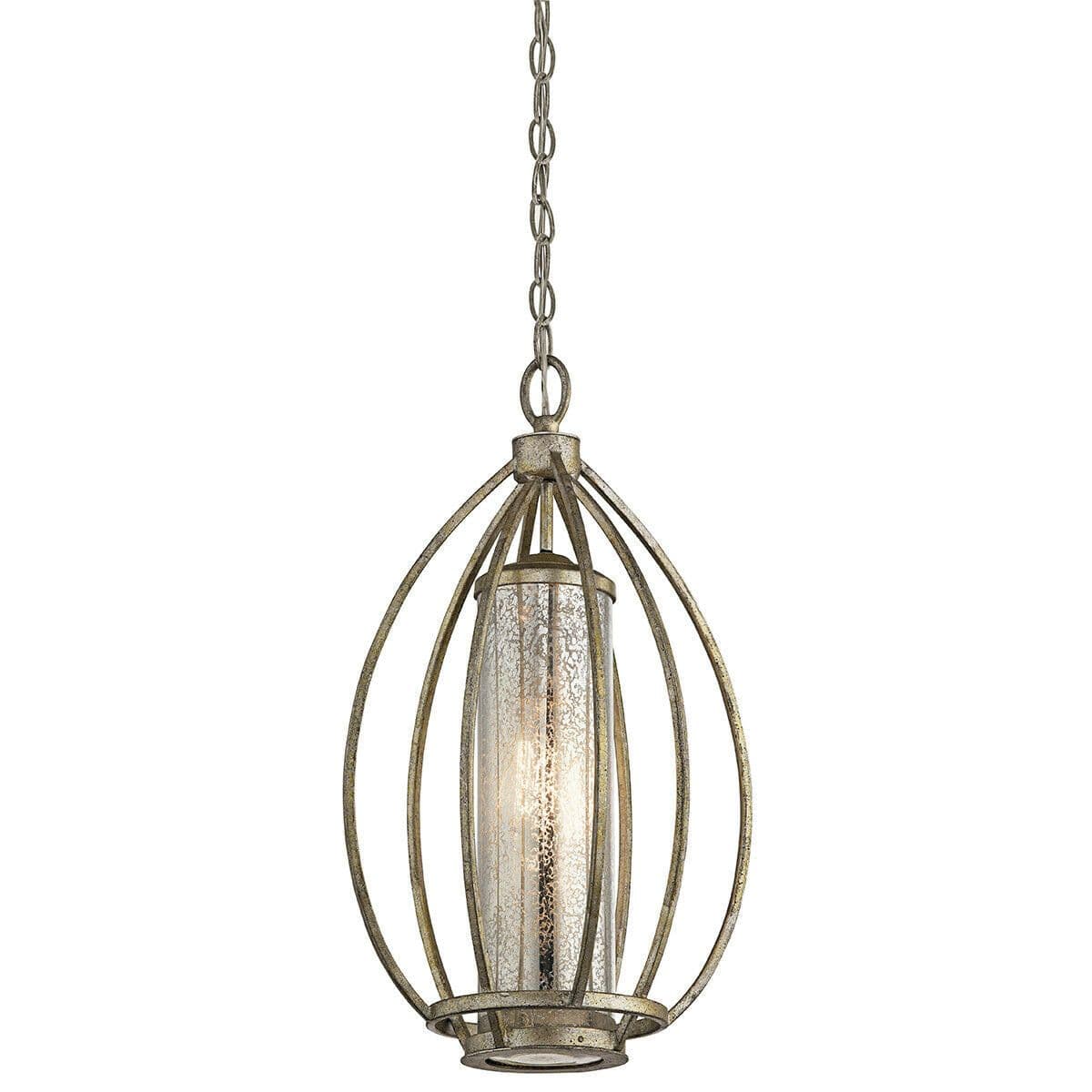 1 Bulb Ceiling Pendant Light Fitting Sterling LED E27 60W Bulb