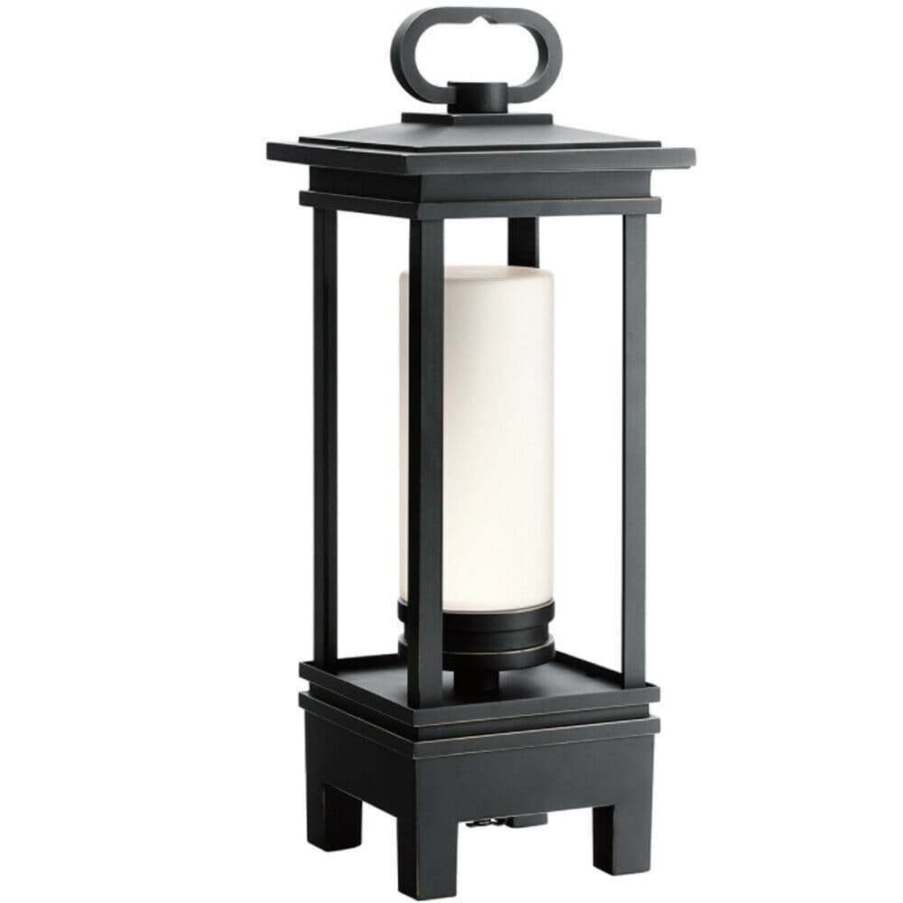 Outdoor IP44 Bluetooth Lantern Rubbed Bronze LED 3W Bulb Light Fitting d01812