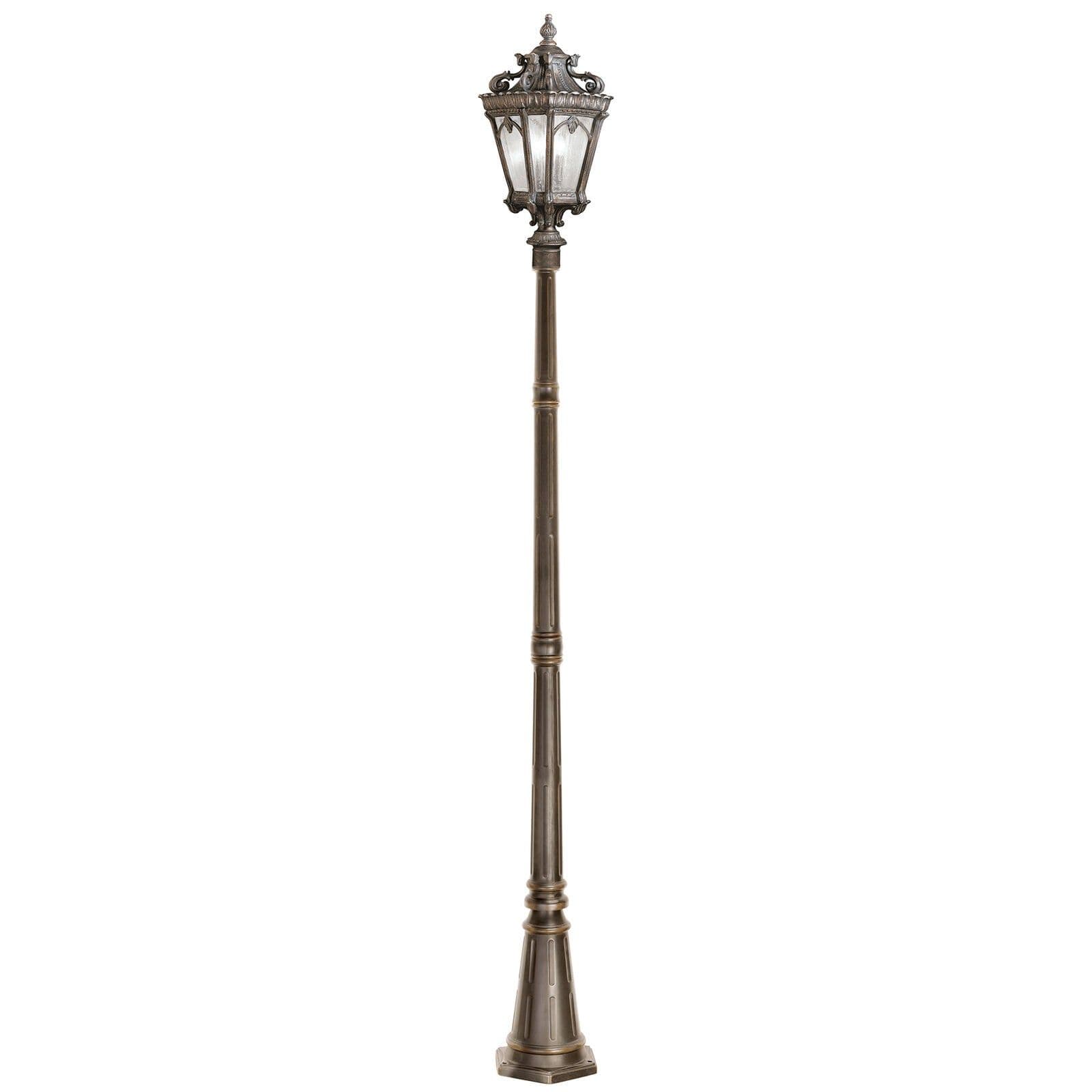 Outdoor IP44 3 Bulb Lamp Post Londonderry LED E14 60W Bulb Light Fitting