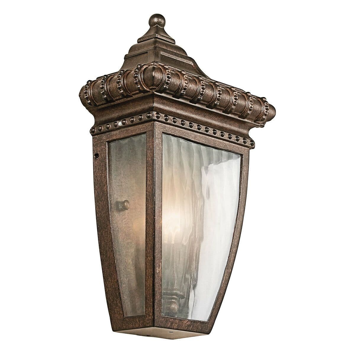 Outdoor IP44 Wall Light Brushed LED E14 60W