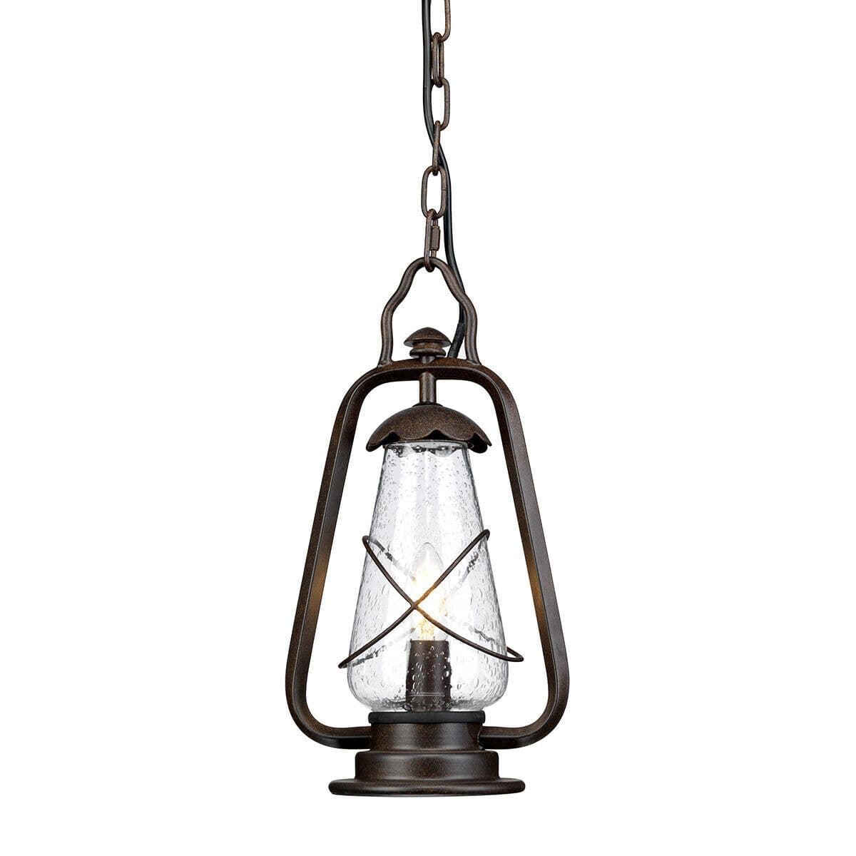 Outdoor IP44 1 Bulb Chain Lantern Old LED E14 60W Bulb Light Fitting