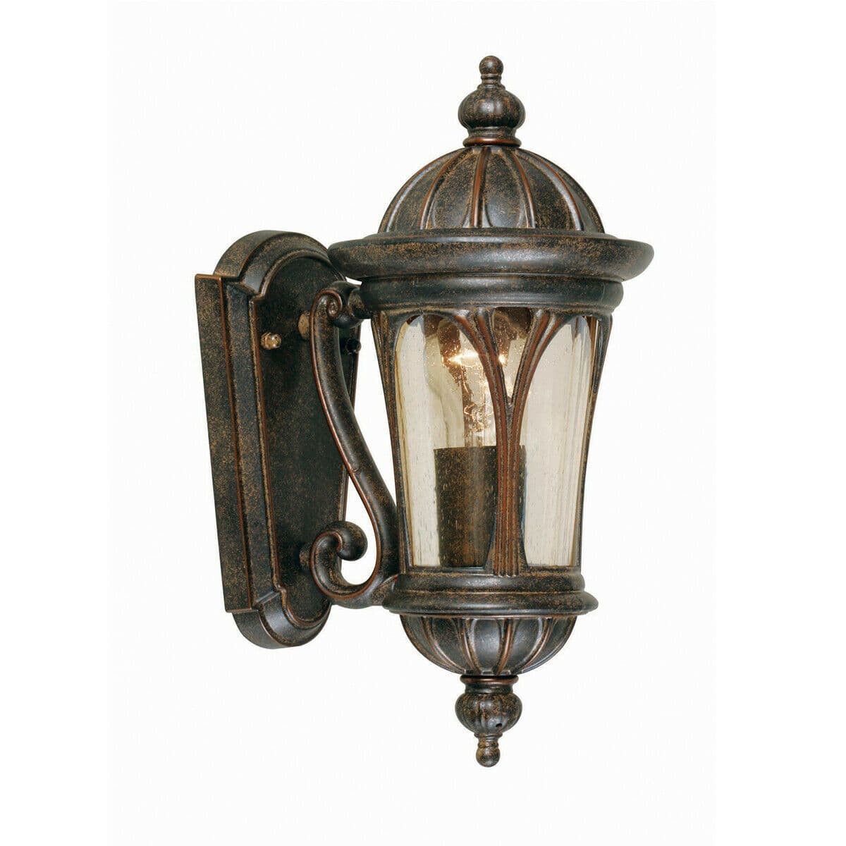 Outdoor IP44 Wall Light Weathered LED E27 100W d01986