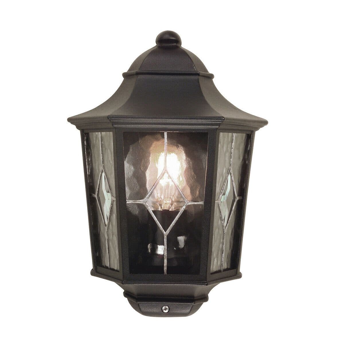 Weatherproof IP43 1 Bulb Half Lantern Wall Light LED E27 100W