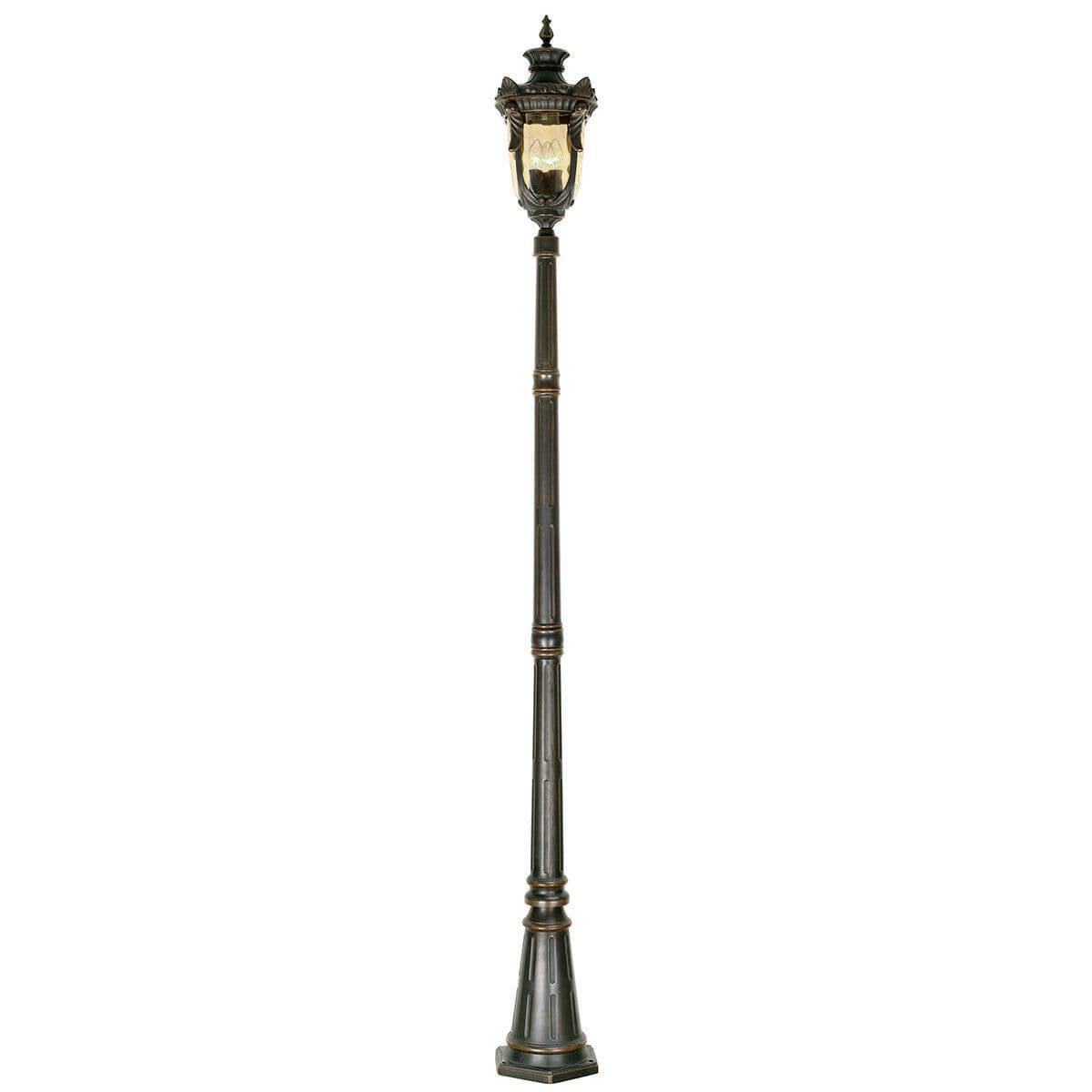 Outdoor IP44 3 Bulb Lamp Post Old Bronze LED E14 60W Bulb Light Fitting