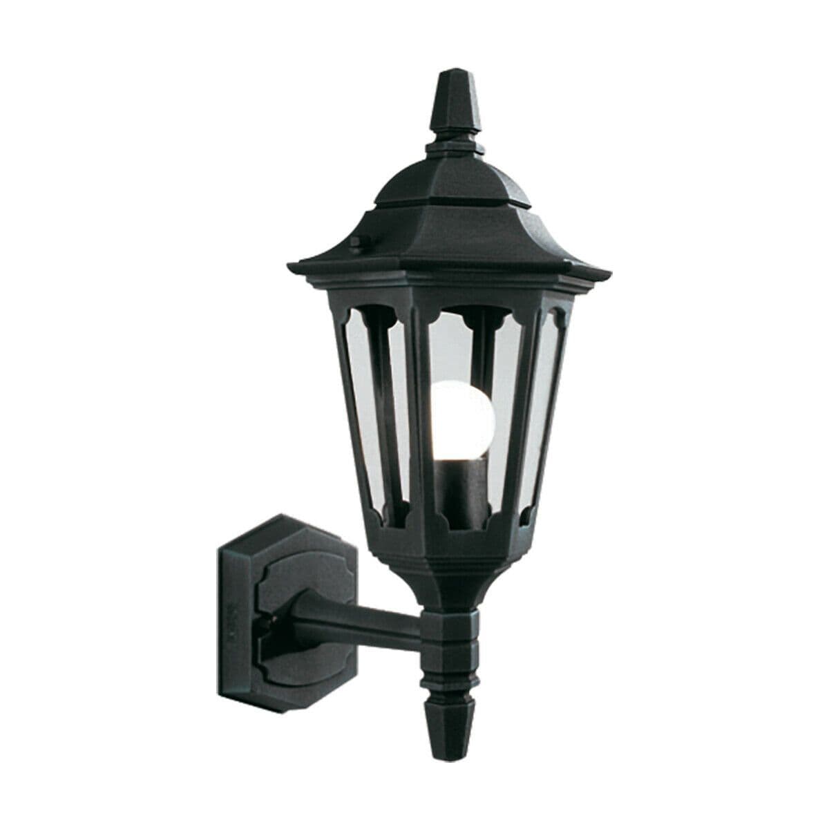 Outdoor IP44 Wall Light Sconce Black LED E27 100W Bulb External d02089