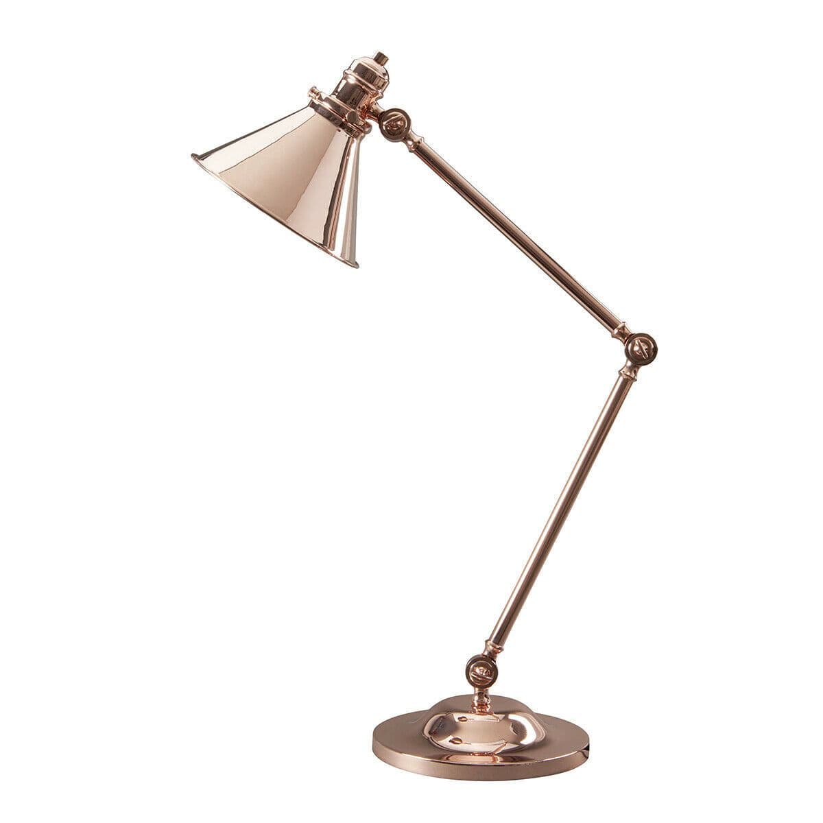 Table Lamp Pivoting Ball Shape Joints Angular Polished LED E27 60W