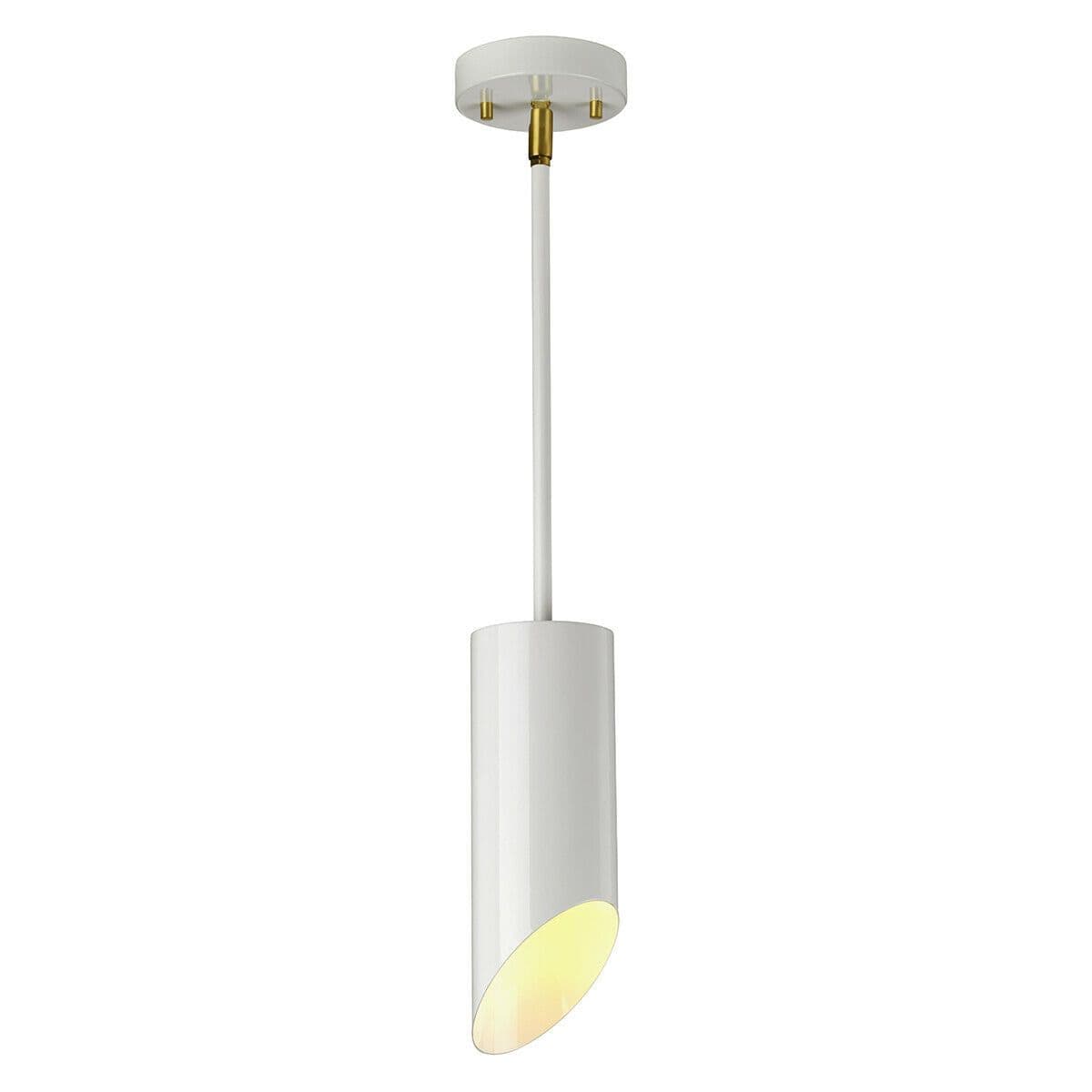1 Bulb Ceiling Pendant Light Fitting Aged Brass Finish LED E27 8W Bulb