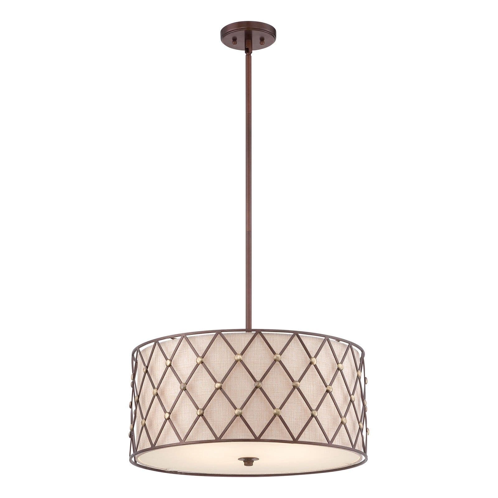 4 Bulb Ceiling Pendant Light Fitting Canyon LED E27 100W Bulb
